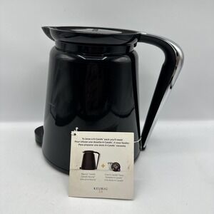 Keurig 2.0 4-Cup Coffee Carafe Pot Black Silver ~Never Used~